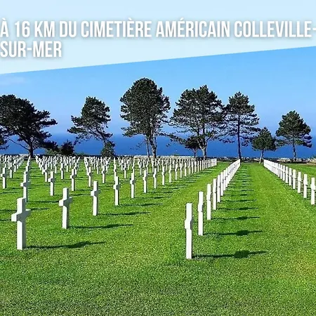 Les Chats Pitres Maison Au Calme Renovee Avec Jardin, Terrasse Amenagee, Transats, Abri A Velo, Parking Gratuit, 5 Mn A Pied Du Centre Proche Des Plages Du Debarquement Feriehus