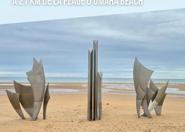 Les Chats Pitres Maison Au Calme Renovee Avec Jardin, Terrasse Amenagee, Transats, Abri A Velo, Parking Gratuit, 5 Mn A Pied Du Centre Proche Des Plages Du Debarquement Holiday home